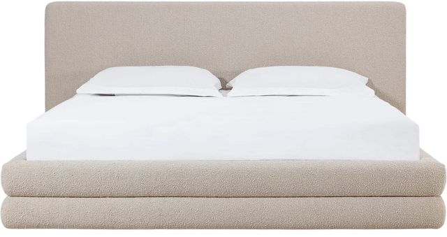 Modus Furniture Maya Brun California King Upholstered Platform Bed-2