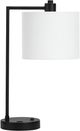Monarch Specialties Inc. 19"H Black Metal Table Lamp-0