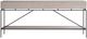 Universal Explore Home™ Coalesce Barber Rolling Fog Console Table with Black Base-3