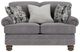 Flexsteel® Bay Bridge Gray Charcoal Loveseat-1