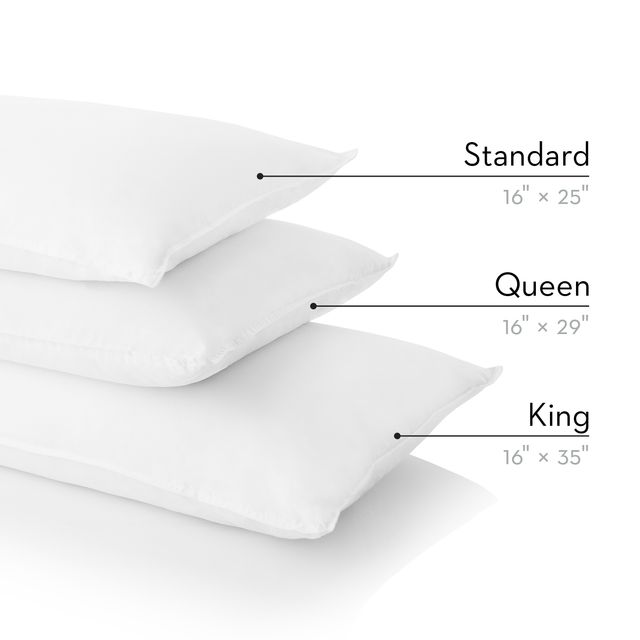 Malouf® Z® Shredded Latex + Gelled Microfiber® Standard Pillow-3