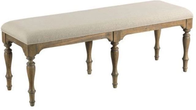 Kincaid® Weatherford Heather/White Belmont Dining Bench-0