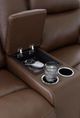 Signature Design by Ashley® VonRyan Tobacco Power Reclining Loveseat with Adjustable Headrest-3