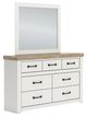 Benchcraft® Savonport Brown/White Dresser-0