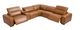Drew & Jonathan Home Cognac Leather 6pc Reclining Sectional-0