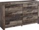 Benchcraft® Derekson 4-Piece Multi Gray Full Panel Storage Bed Set-2