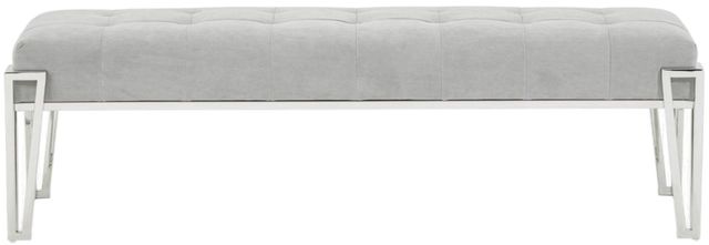 Michael Amini® Rose Gray Accent Bench-1