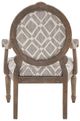 Olliix by Madison Park Grey/White Brentwood Exposed Wood Arm Chair-3