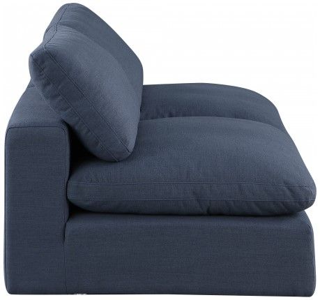 Meridian Furniture Comfy 2-Piece Navy Sofa-2