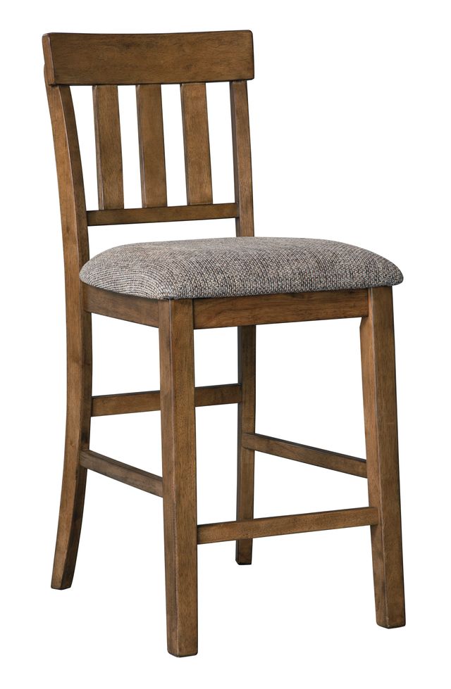 Benchcraft® Flaybern Light Brown Dining Upholstered Counter Stool-0