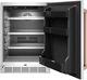 Thor Kitchen Gordon Ramsay Series 24” 5 Cu. Ft. Stainless Steel Built-In Undercounter Outdoor Beverage Cooler with Rose Gold Handle-1