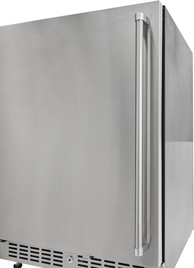 Coyote® 24" 5.1 Cu. Ft. Stainless Steel Outdoor Under Counter Refrigerator-4