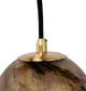 A & B Home Gold Glass and Marble Table Lamp-4