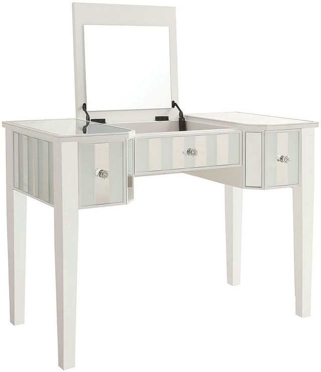 Furniture of America® Joyce 2-Piece White Vanity Set -2