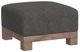 International Furniture Direct Samba Dark Gray Ottoman-0