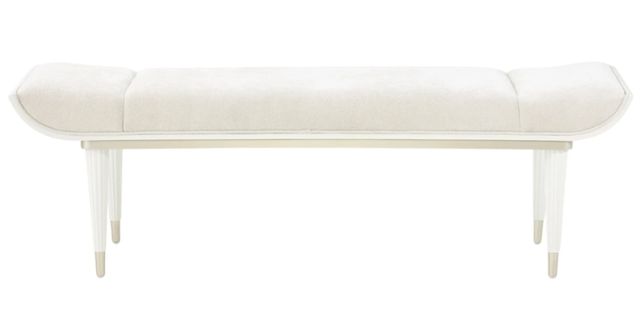 Michael Amini® La Marisia Creamy Pearl Bench-2