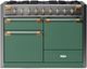 AGA™ Elise Series 48" Stainless Steel Pro Style Dual Fuel Range with Mineral Green Door-0