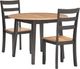 Signature Design by Ashley® Gesthaven 3-Piece Natural/Brown Dining Table Set-0