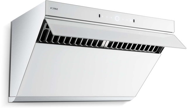 FOTILE Slant Vent 30" Schott White Wall Mount/Under Cabinet Range Hood-1