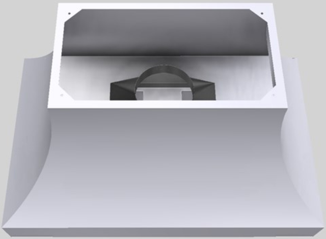Vent-A-Hood® Designer Series 48" White Island Range Hood-2