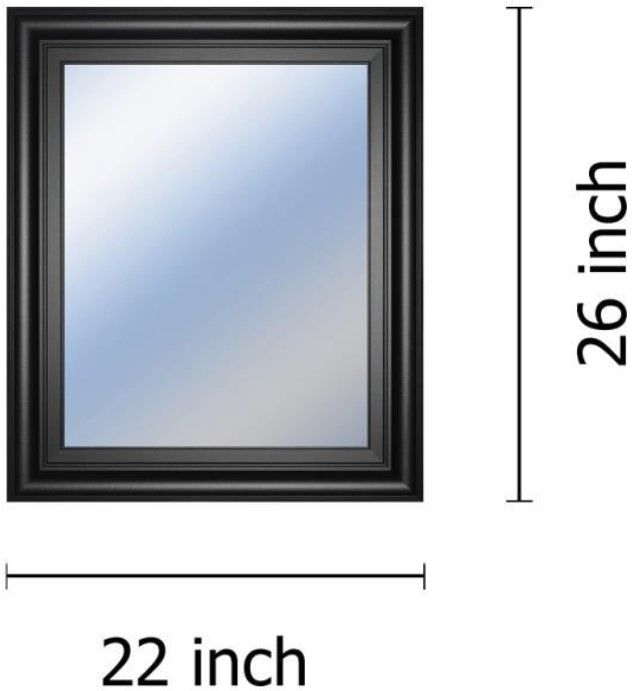 Classy Living Shadowed Reflection Wall Mirror-2