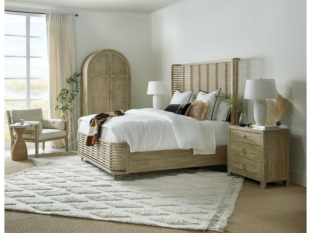 Hooker® Furniture Surfrider Driftwood Queen Slatted Panel Bed-1