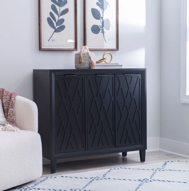 Powell® Shiloh Midnight Blue Accent Cabinet-1