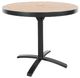 CabanaCoast® Customizable Bay Aluminum/Wood 36" Round Outdoor Dining Table-0