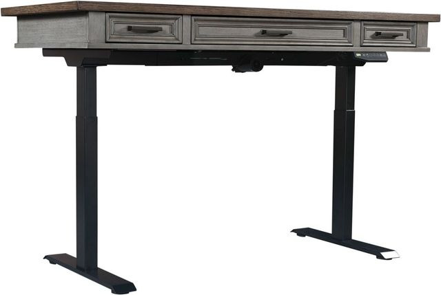 aspenhome® Caraway Aged Slate 60" Lift Desk-2