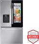 LG 36 in. 25.5 Cu. Ft. PrintProof™ Stainless Steel Smart InstaView® Counter Depth French Door Refrigerator-1