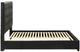 Coaster® Medley Black Queen Platform Panel Bed-4