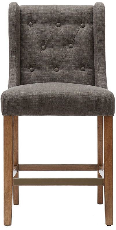 Olliix by Madison Park Charcoal Cleo Counter Stool-0