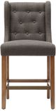 Olliix by Madison Park Charcoal Cleo Counter Stool-0