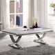 Furniture of America® Wettingen Chrome Coffee Table-0