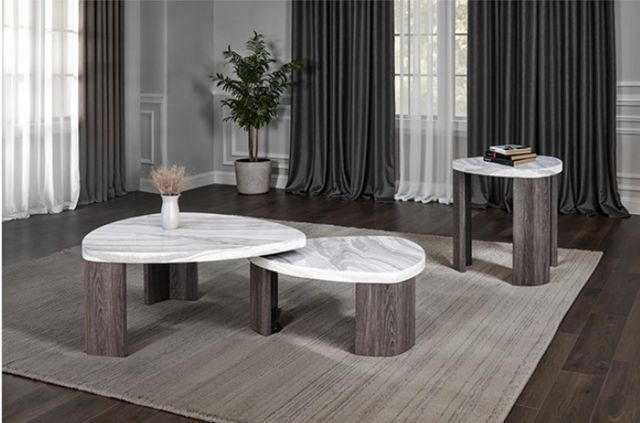Furniture of America® Levis Gray Nesting Cocktail Table-3