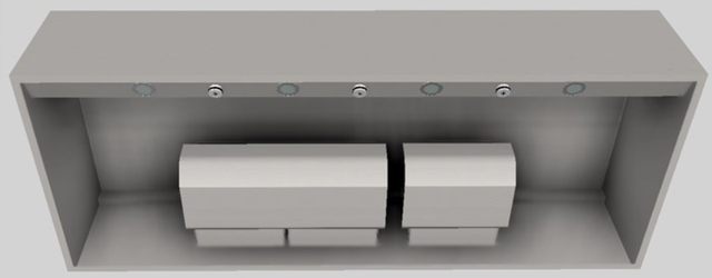 Vent-A-Hood® 60" Stainless Steel Wall Mounted Range Hood-3