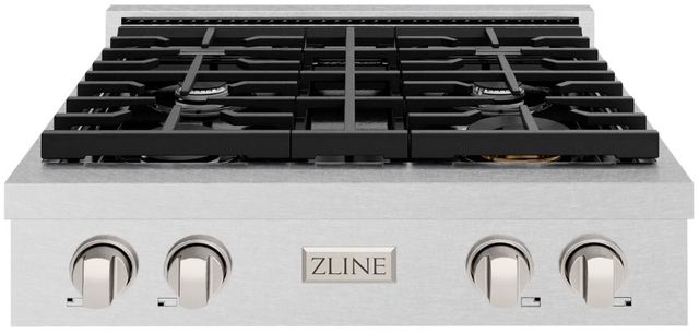 ZLINE Paramount 30" Satin Stainless Steel Gas Cooktop-0