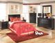 Signature Design by Ashley® Huey Vineyard Black Youth Twin Sleigh Headboard-1