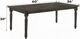 ACME Furniture Claudia II Weathered Gray Dining Table-2