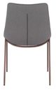 Zuo® Modern Magnus Slate Gray/Walnut Dining Side Chair-3