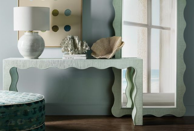 Hooker® Furniture Commerce and Market Waverly Blue-Green Console Table-1
