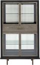 Magnussen Home® Ryker Coventry Gray/Nocturn Black 4-Door Display Cabinet-3