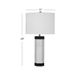 Bassett Mirror Charlie White Table Lamp-2