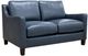 Stone & Leigh Soho Marine Leather Loveseat-0
