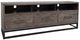Jofran Inc. East Hampton Distressed Gray 70" Media Console-0