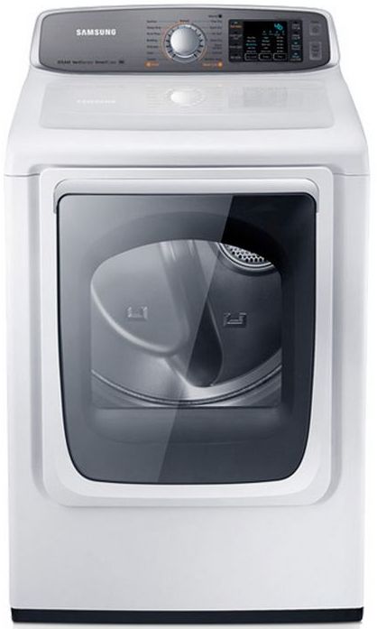 Samsung 7.4 Cu. Ft. Neat White Front Load Gas Dryer-0