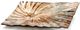 Giftcraft Brown/Gold/Gray Square Decorative Glass Plate-0