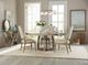 Hooker® Furniture Affinity Greige Sand Blasted Round Pedestal Dining Table-1