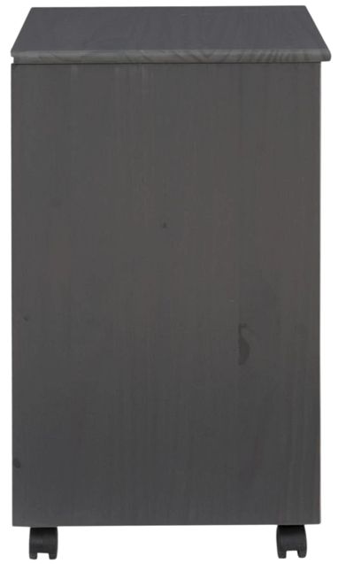 Linon Rudy Gray Wide Rolling Storage Cart-4