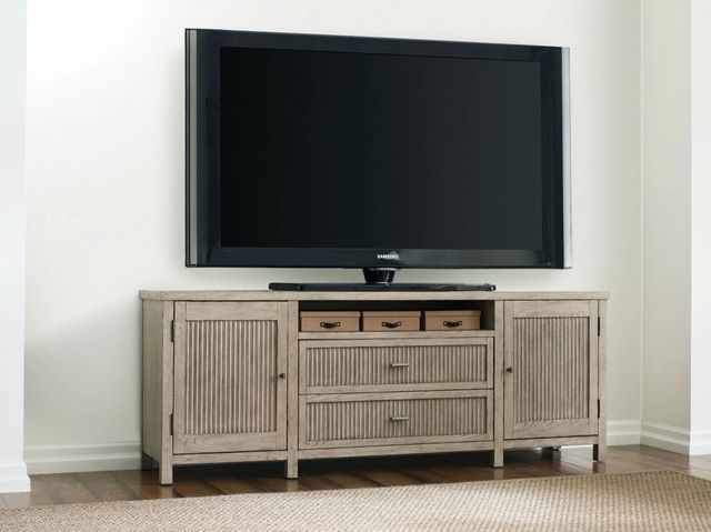 American Drew® West Fork Merit Taupe Media Cabinet-1